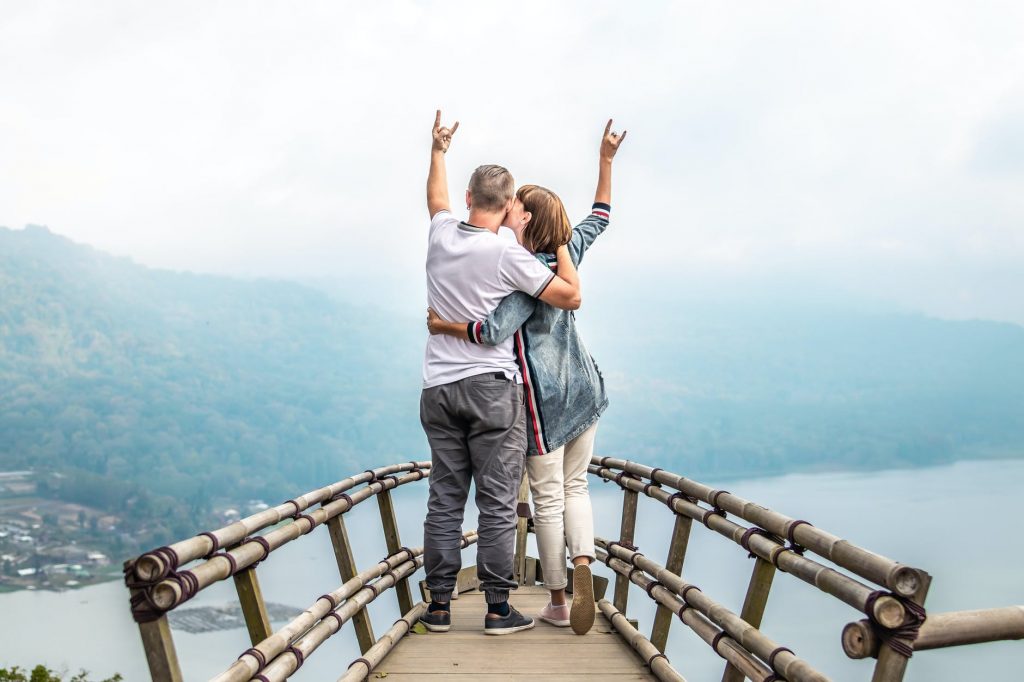 photo of a couple hugging each other
